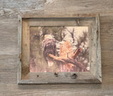 Perched Eagle- FRAMED 8x10 wood print