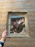 Yellowstone Falls- FRAMED 8x10 wood print