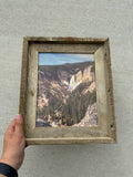 Yellowstone Falls- FRAMED 8x10 wood print