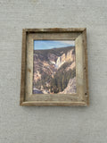 Yellowstone Falls- FRAMED 8x10 wood print