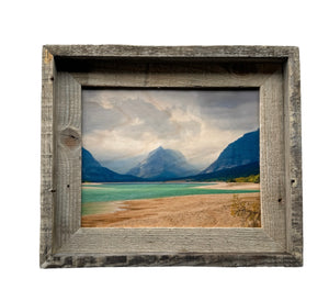 Glacier National Park- FRAMED 8x10 wood print