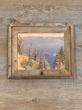 Crater Lake/ Phantom Ship- FRAMED 8x10 wood print