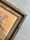 Flying Pheasant- FRAMED 8x10 wood print