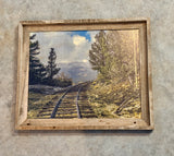 Train Tracks to Nowhere- FRAMED- 16x20 Wood Print