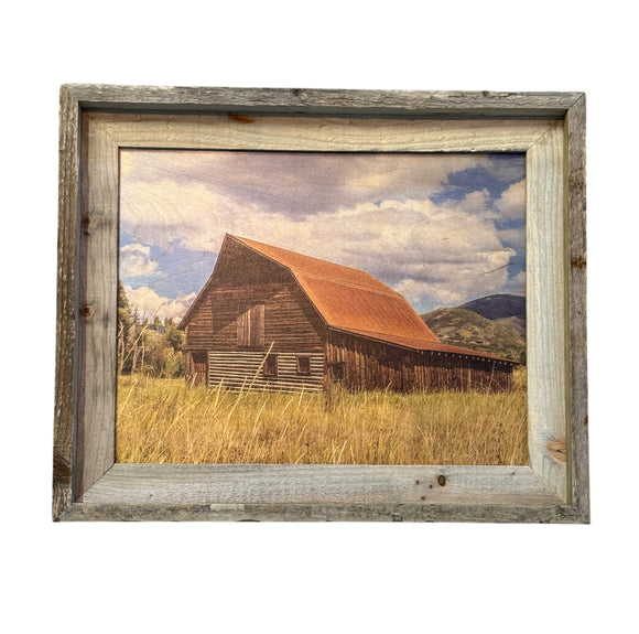 Steamboat Barn- FRAMED 11x14 Wood Print