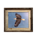 Flying Eagle- FRAMED 8x10 wood print