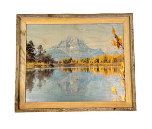 Oxbow Bend- FRAMED- 16x20 Wood Print